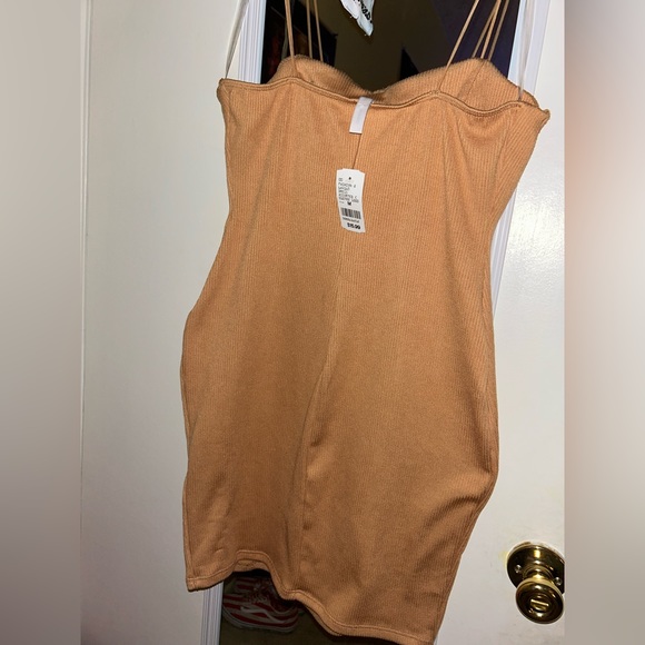 Ribbed, SpaghettiStrap Dress - Picture 2 of 3